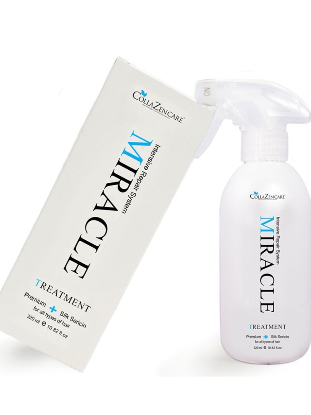 Miracle Women Hair Treatment & Mask in White and Blue